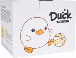 Nočna lučka račkica iz silikona z dotikovim upravljanjem