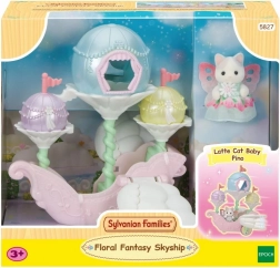 Veicolo volante delle fate dei fiori SYLVANIAN FAMILIES con gattina fata