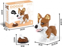 Building Set 1200 Pieces Welsh Corgi