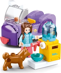 Sluban Girls Dream car with a dog feeder