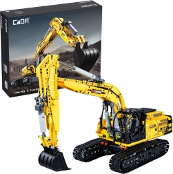 CADA construction set large functional tracked excavator 1:20, 1702 pieces