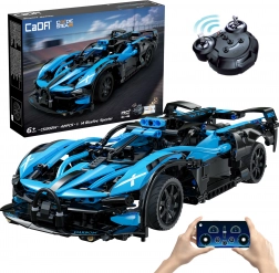 CaDA Bluefire Specter RC racing car building set 1:14, 421 pieces