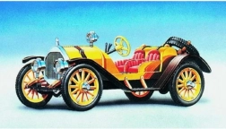 Modelbil Mercer Raceabout 1912 i æske