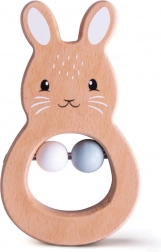 Bigjigs Baby Hochet en Bois Lapin