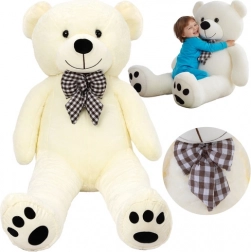 Large Plush Teddy Bear 180 cm Kruzzel – Cream Cuddly Toy with Bow
