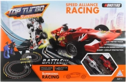 pista elettrica a forma di otto con alimentatore 100 × 48 × 9 cm