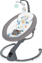 Lullaby Baby Bouncer, triangle pattern/gray