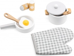 VIGA set de cuisine avec manique pour cuisine d’enfant