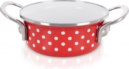 Enamel Pot Dot 14 cm, 650 ml
