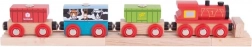 Wooden Train with Food Carriages Bigjigs Rail
