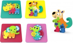 Puzzle animali in schiuma 14x14 cm