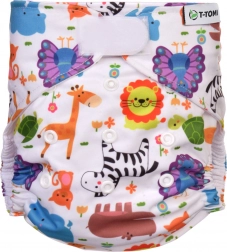T-TOMI Couches culotte AIO - set de change à scratch ZOO