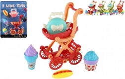 Mini Babakocsi Kiegészítőkkel Gyerekeknek