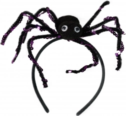 Halloween fejpánt pókkal