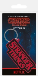 Rubberen sleutelhanger STRANGER THINGS – logo