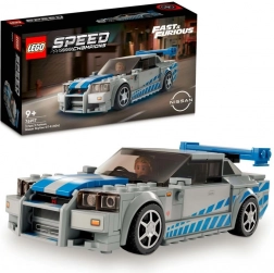 LEGO Speed Champions Nissan Skyline GT-R (R34) – Fast & Furious building set