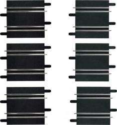 egyenes pályák 100/114 mm Carrera GO!!!, GO!!! PLUS és Digital 143 autópályákhoz (6 db)