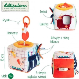 Lilliputiens dźwiękowa aktywna kostka Farma 9 m+
