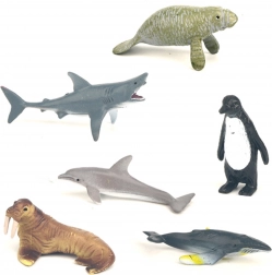 Sea Animal Set in a Box – 6 pcs