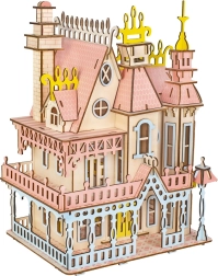 Woodcraft fa 3D puzzle – pompás villa
