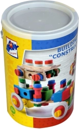 Építőkészlet 140 darabbal vödörben