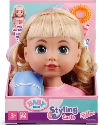 Baby Born testa per acconciature Carla con accessori per lo styling