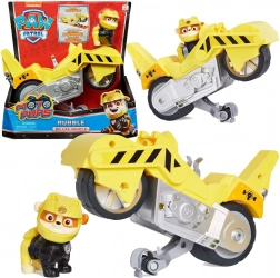PAW PATROL Rubble Moto Pups – rumeni kaskaderski motor z figurico