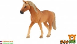 Plastic model van een bruin paard 13 cm