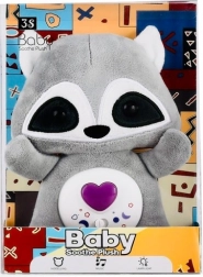 Mosómedve fényhatással és relaxációs hangokkal