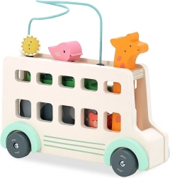 Wooden Animal Bus by Sarah Betz