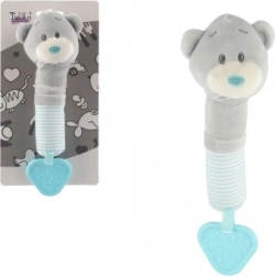 Plišasto piskalo in grizalo medvedek 22 cm