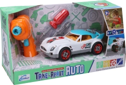 Skruedrevet racerbilsæt 18 cm