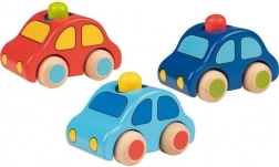 Voiture en bois Goki avec klaxon