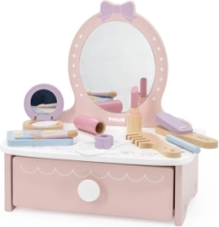 Wooden vanity for kids