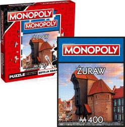 puzzle WINNING MOVES Monopoly Gdańsk Żuraw 1000 pieces
