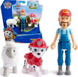 Paw Patrol figurice Marshall, kmet Al in ovčka – komplet za ustvarjalno igro