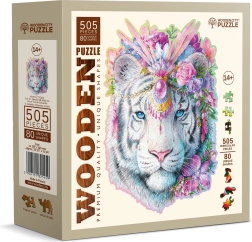 Dřevěné puzzle WOODEN CITY mystický tygr – 505 dílků