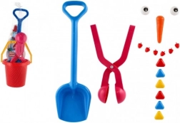 Sæt til at bygge en snemand til børn