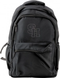 Šolski nahrbtnik z dvema predeloma črn 38 cm 20L