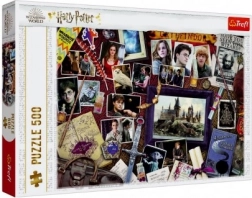 Puzzle Harry Potter 500 elementów Zabytki z Hogwartu Trefl