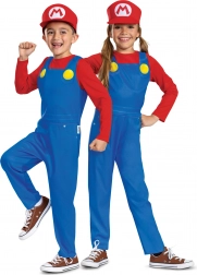 Kids' Super Mario Costume Red 7–8 years (127–136 cm)