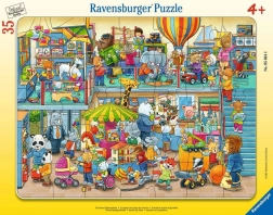 RAVENSBURGER sestavljanka Živalska igračarna 35 kosov