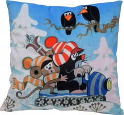 Párna Kisvakond és Egérke a robogón