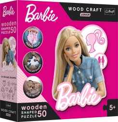 Wooden Barbie Puzzle for Kids 50 Pieces