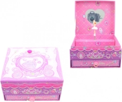 Zenedoboz ékszertartó hercegnő balerinával