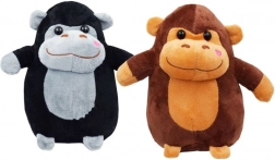 Plišana gorila Afro 20 cm – smeđa ili crna