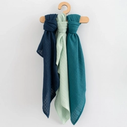 Pamučne šarene pelene za dječake New Baby 70 × 80 cm, 3 kom