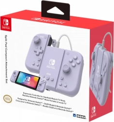 HORI Switch Split Pad Pro with attachment Lavender