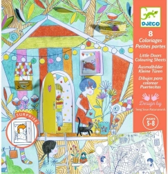 Colora e scopri di Nina e il suo tenda da gioco