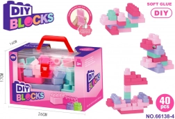 Set of Soft Building Blocks 40 pcs